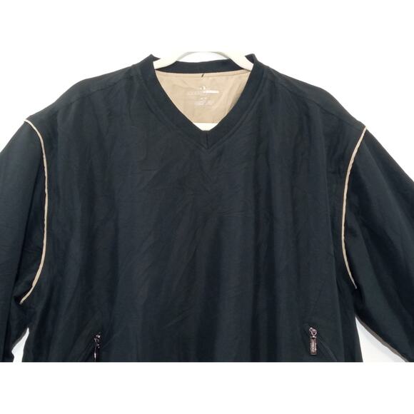 Grand Slam Men's Windbreaker Jacket Removable Zip Off Sleeves Black Size M - Picture 3 of 15